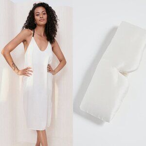 Lunya washable silk slip dress and sleeping mask - NWOT